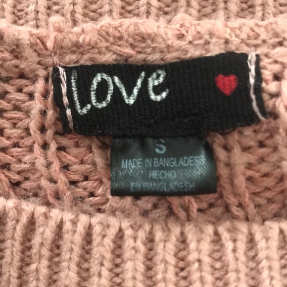 Pink and White sweater - Picture 2 of 2